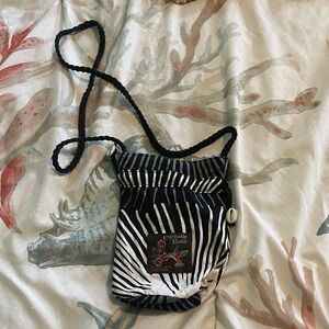 Black and White Shell Mini Bag